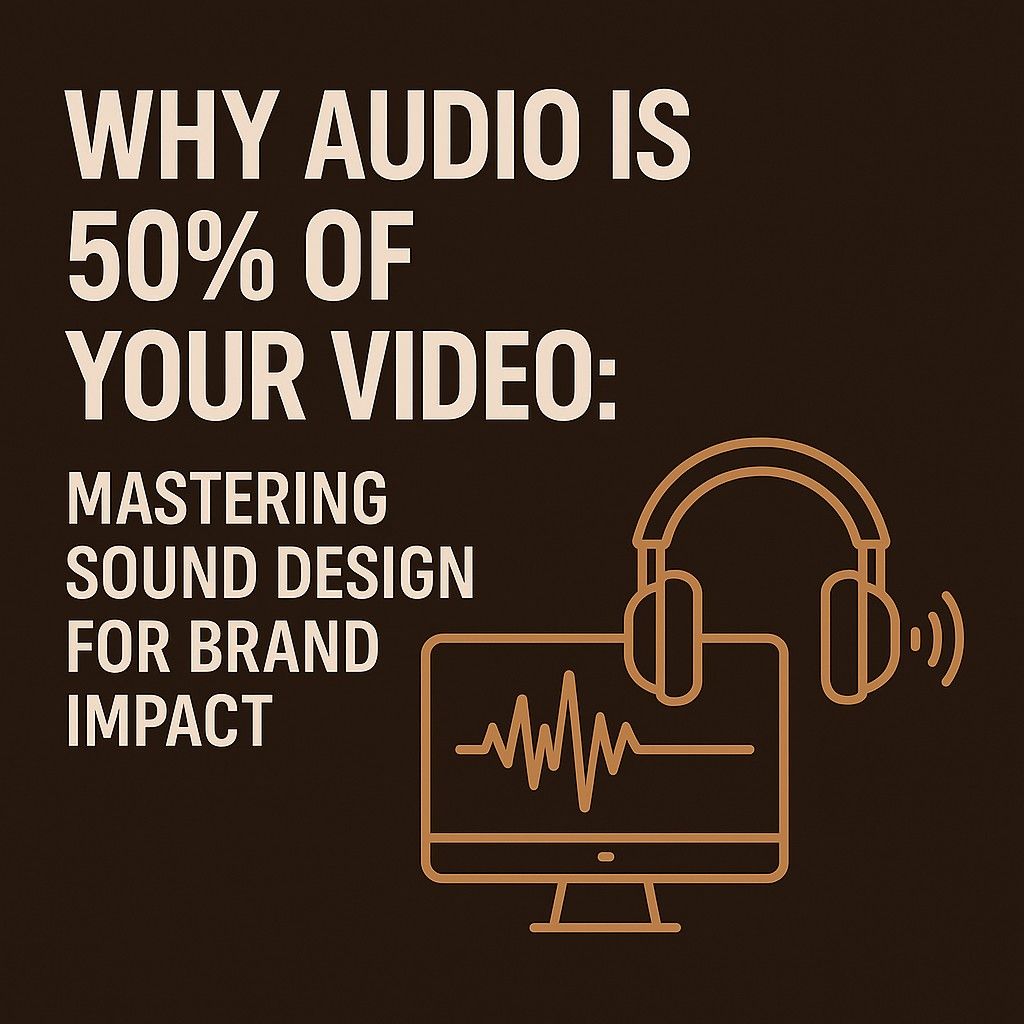 Why Audio is 50% of Your Video: Mastering Sound Design for Brand Impact